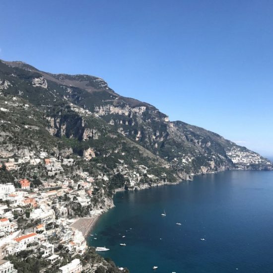 The top view of Positano from our tour.